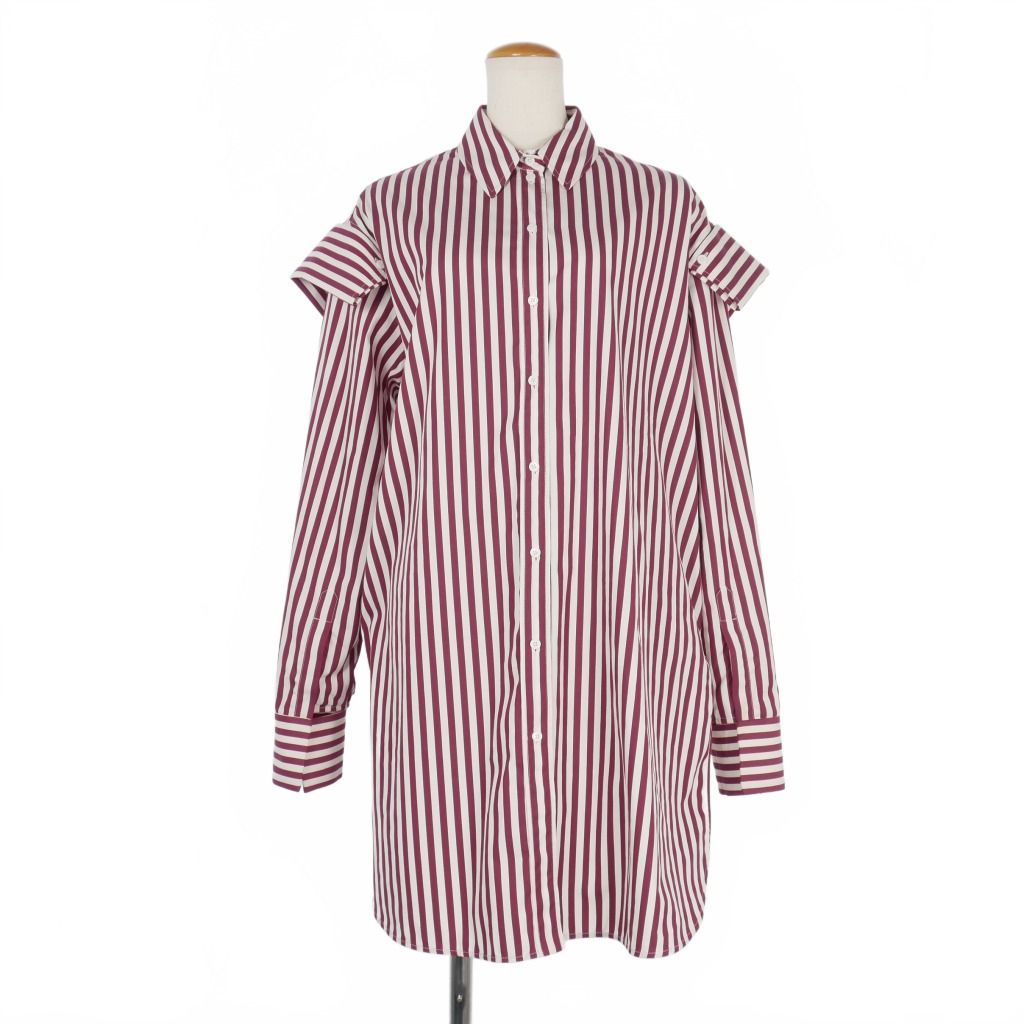 アレキサンダーマックイーン ALEXANDER MCQUEEN ストライプ シャツ 