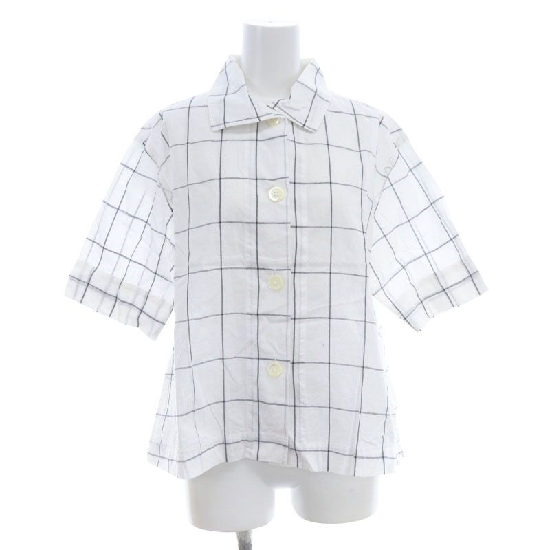 マーガレットハウエル MARGARET HOWELL 22SS WINDOWPANE CHECK COTTON 