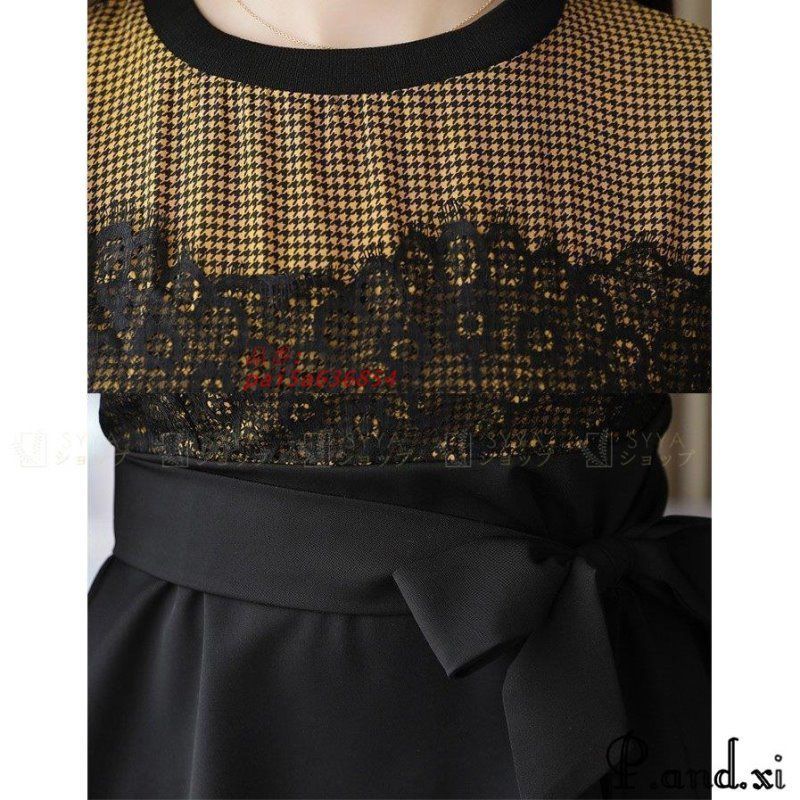  セットアップ パンツスーツ ガウチョパンツ ワイドパンツ 春秋 カジュアル 長袖 通勤 おしゃれ 切り替え着痩せ オフィス フ 裾 レース 大人 pai 5 a 636854 パンツスーツ セレモニースーツ