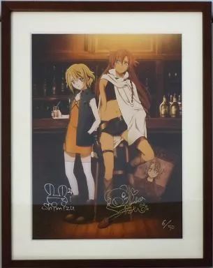 エル・カザド 直筆サイン入り額装複製原画(エリス/ナディ)