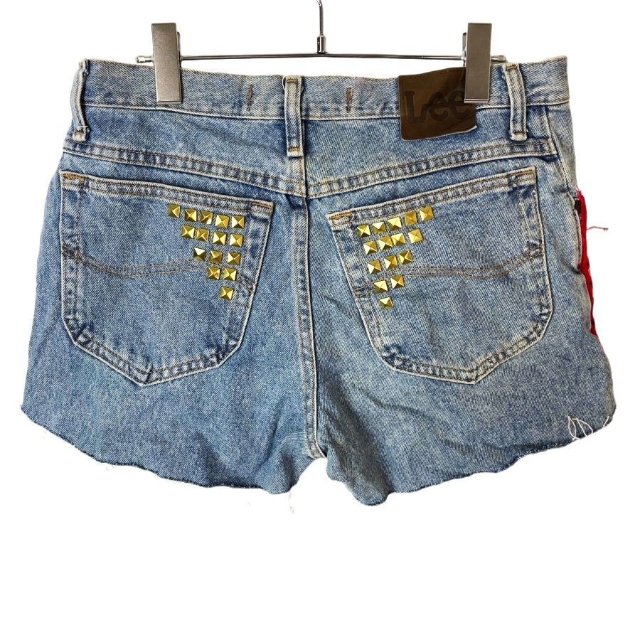 Lee×cher 切りっぱなしデニムショートパンツ Lee×cher 切りっぱなしデニムショートパンツ