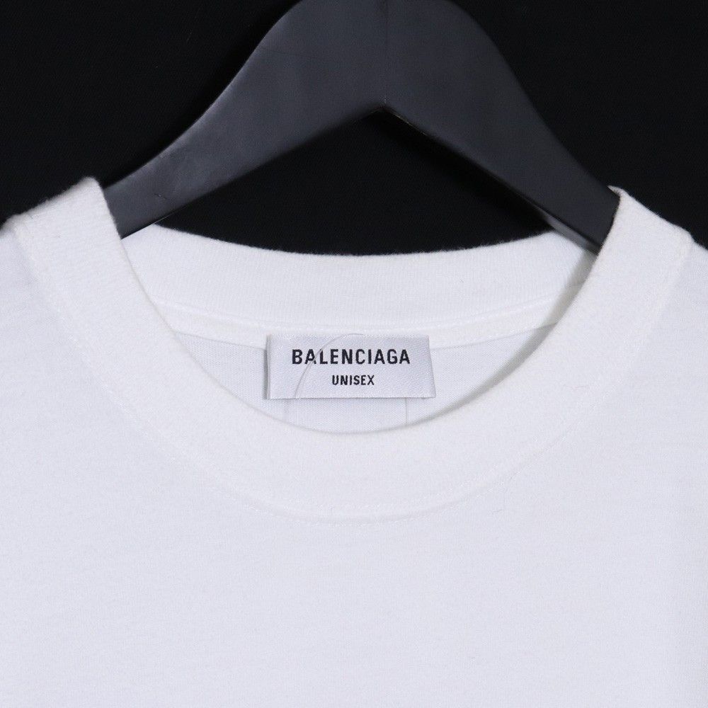 BALENCIAGA × MARVEL マーベル ハルクプリントTシャツ XSサイズ ホワイト 612965 TLV59-9000 バレンシアガ Incredible Hulk 半袖カットソー BALENCIAGA × MARVEL マーベル ハルクプリントTシャツ XSサイズ