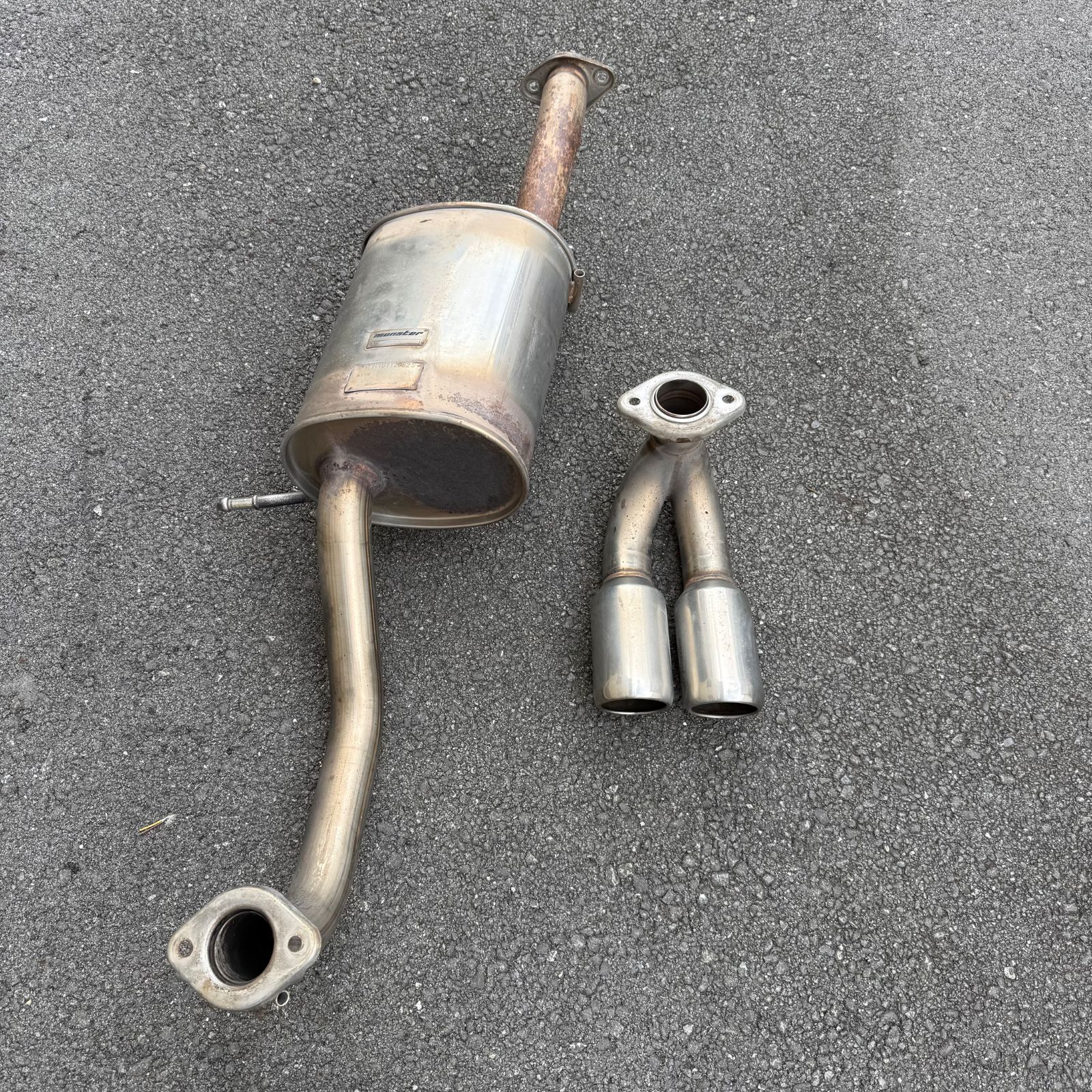 ‼ ! げ‼ ‼ スズキ SUZUKI ソリオ MA15S 三菱 デリカD 2 MB15S モンスタースポーツ リアマフラー TYPE Sp-XX 241595-4910M