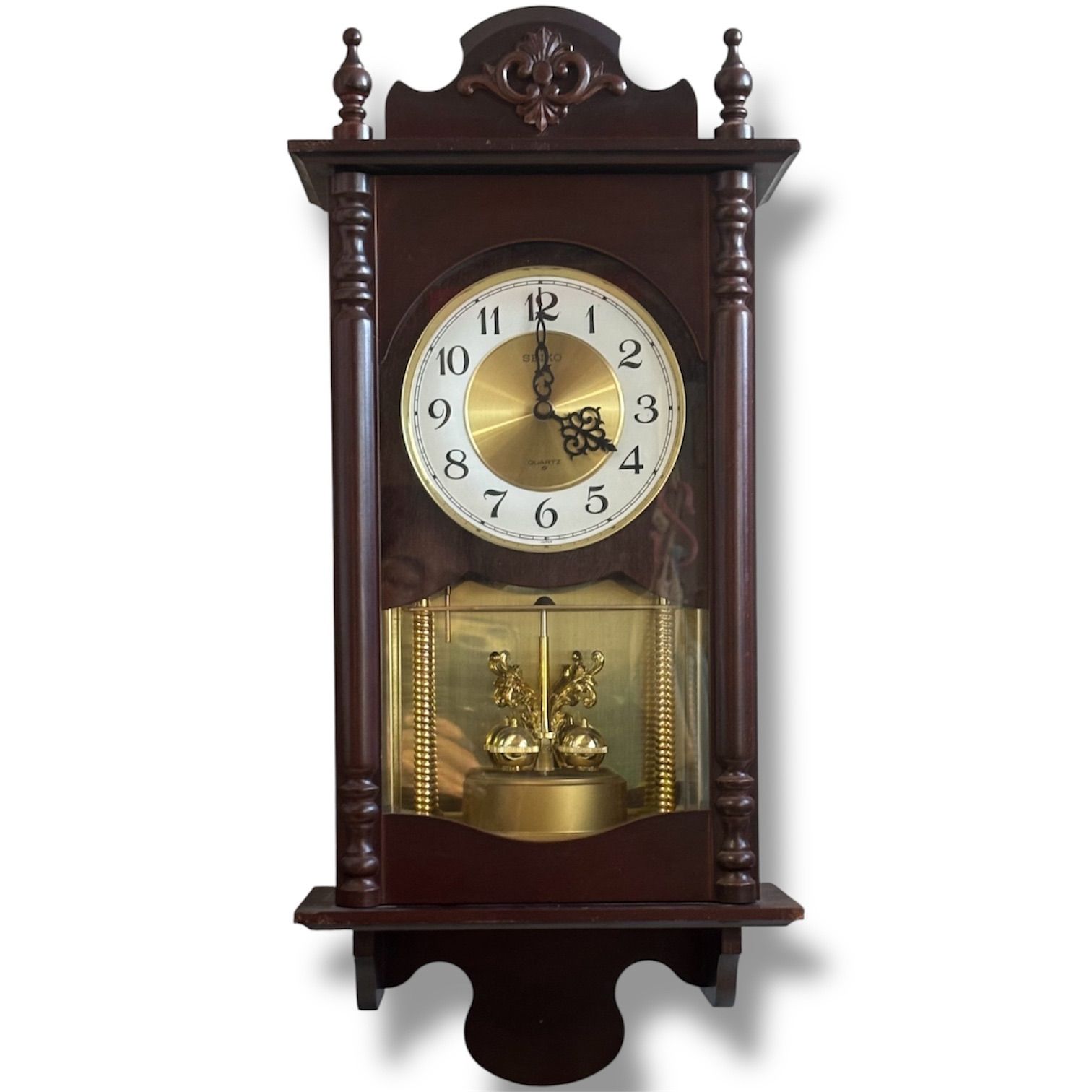 【SEIKO/セイコー】掛け時計　日本製　QB550B 昭和レトロ SEIKOセイコー掛け時計日本製QB550B 昭和レトロ SEIKOセイコー掛け時計