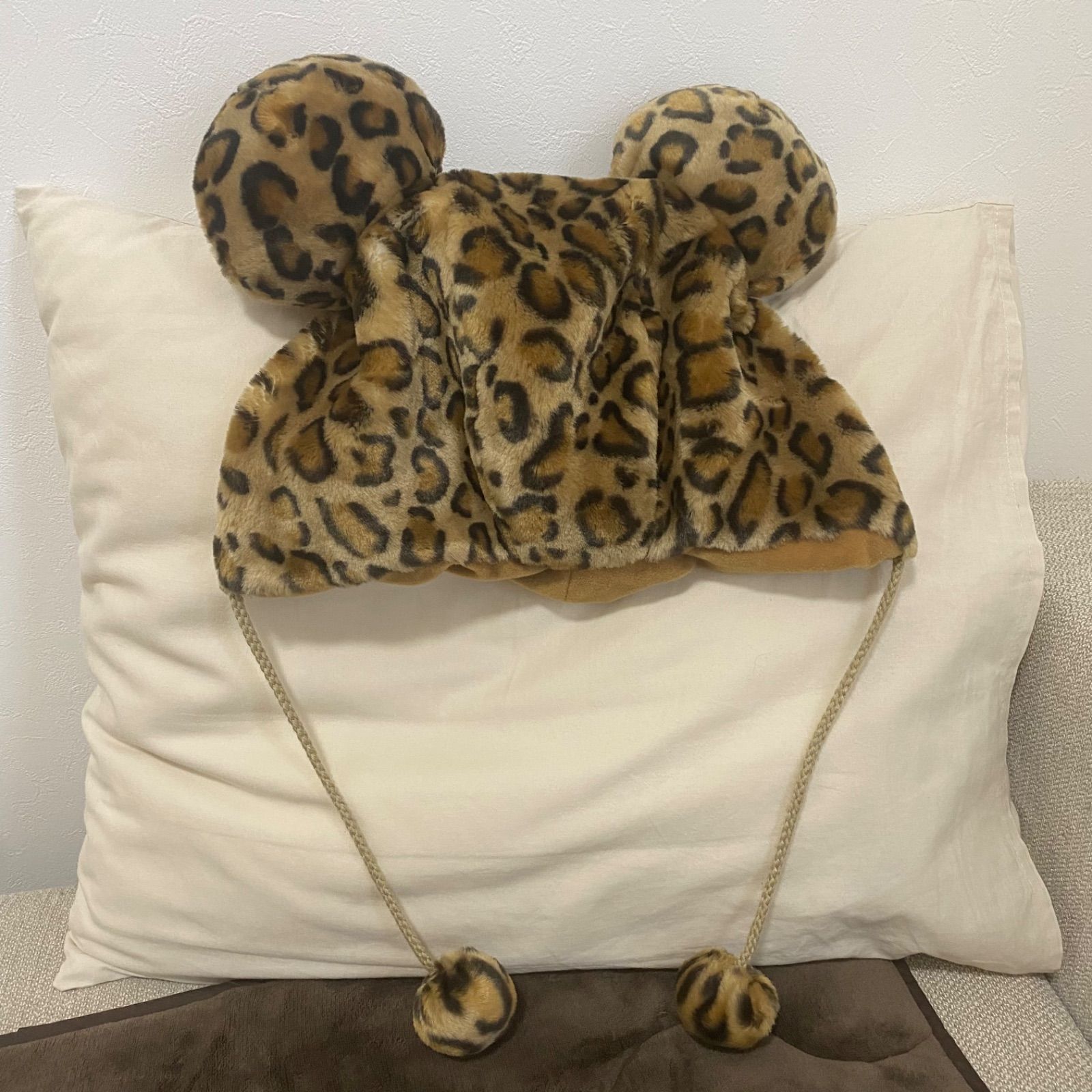 即日発送‼️】ミニー ヒョウ柄 ファンキャップ ディズニー 即日発送‼️】ミニー ヒョウ柄 ファンキャップ ディズニー