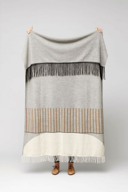 色: ブラウン】Lazy Sky 毛布 セミダブル ブランケット【極上の触り