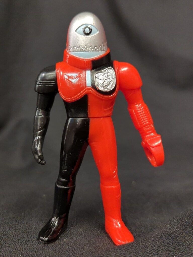 超電子バイオマン⭐️ アクアイガー1984年製ソフビ4体セット バンダイ