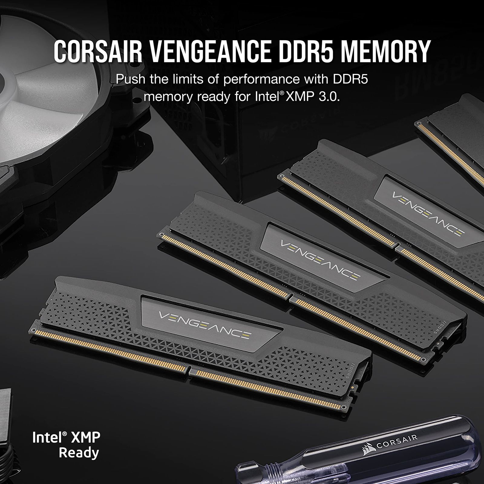 CORSAIR DDR5-5200MHz デスクトップPC用メモリ VENGEANCE DDR5シリーズ PC5-41600 32GB 16GB×2枚 CMK32GX5M2B5200C40