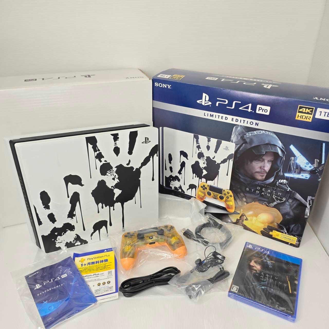 未使用】極美品 SONY PS4 PRO 本体 CUHJ-10033 1TB デススト デススト 