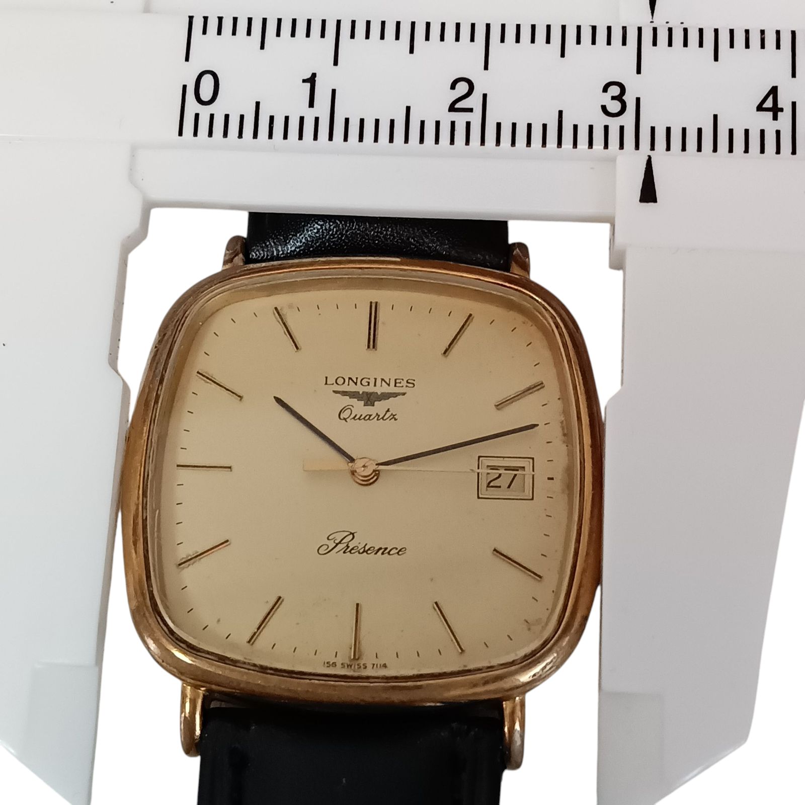 LONGINES Presenceゴールド時計 スクエア　箱付き LONGINES Presenceゴールド時計 スクエア 箱付き