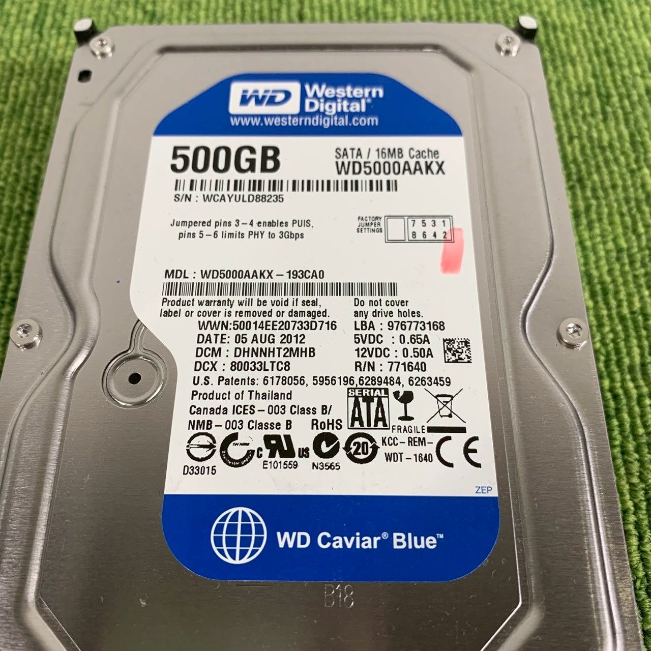 ジャンク扱い/ネコポス送料無料】 Western Digital/ウエスタンデジタル