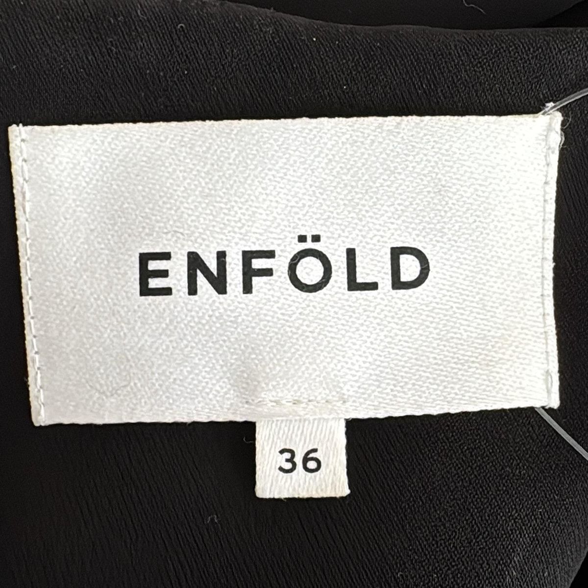 美品ENFOLD｜エンフォルド チェスターコートSIZE 36 ENFOLD(エンフォルド) コート サイズ36 S レディース美品 - 黒