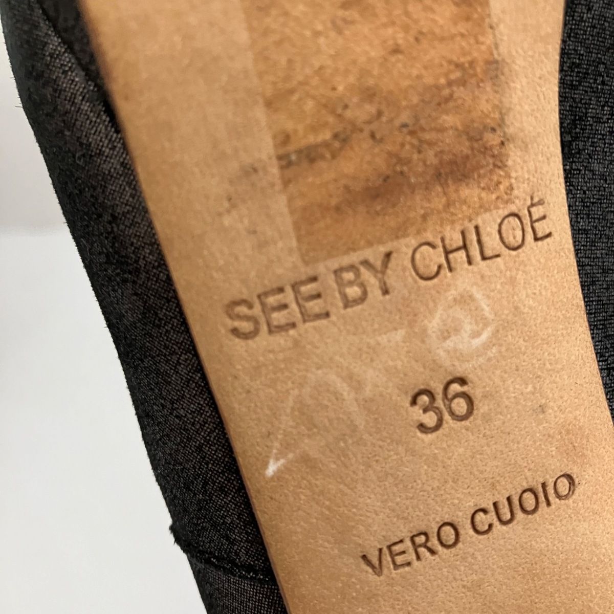 SEE BY CHLOE(シーバイクロエ) ショートブーツ 36 レディース - 黒