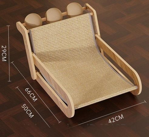 猫用グリップ板耐摩耗性くず落ちなし猫小屋猫用グリップ板一体特大リクライニングチェア麻縄猫 ZYP30お買い得