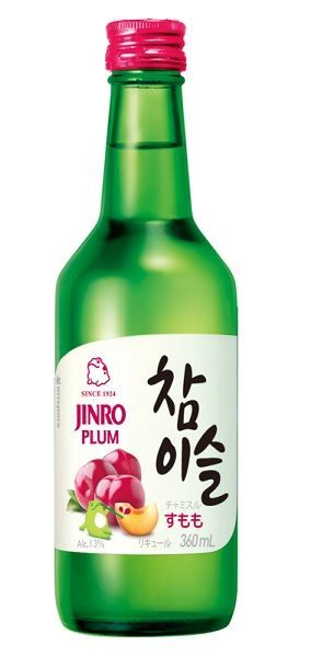 ギフト プレゼント クリスマス 父の日 家飲み 焼酎 リキュール 韓国焼酎 眞露 チャミスル すもも 13° 360ml瓶 1ケース20本入り 眞露　※関東・関西・中部地域は送料無料