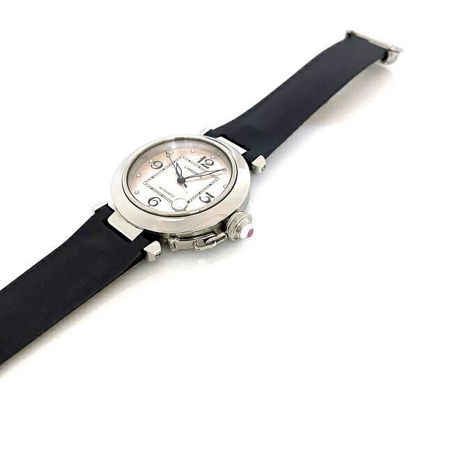 カルティエ 腕時計 パシャ グレー シルバー ピンクシェル 2324 時計 