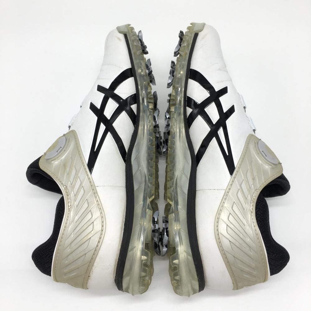 アシックス ゴルフシューズ 白×黒 ゲルエースプロ 5 BOA メンズ