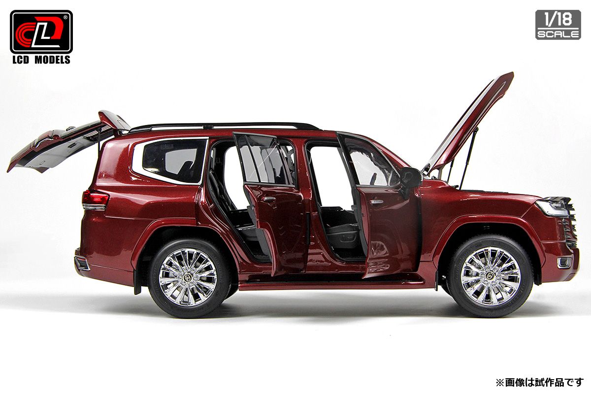 情熱的な 1 18 ランドクルーザー300 ZX レッド コート