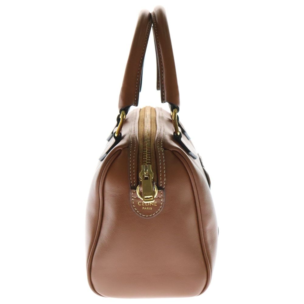CELINE キュイル トリオンフ スモールボストン タン ブラウン 2WAY CELINE - セリーヌ CELINE スモールボストン キュイル