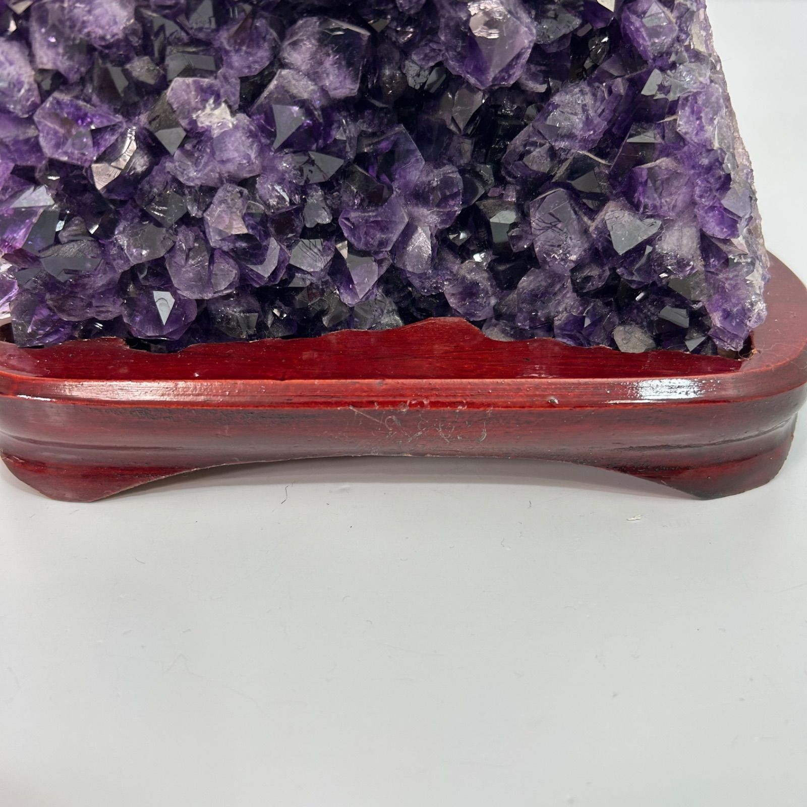 3kg アメジスト クラスター 紫水晶 置物 オブジェ 浄化グッズ 風水