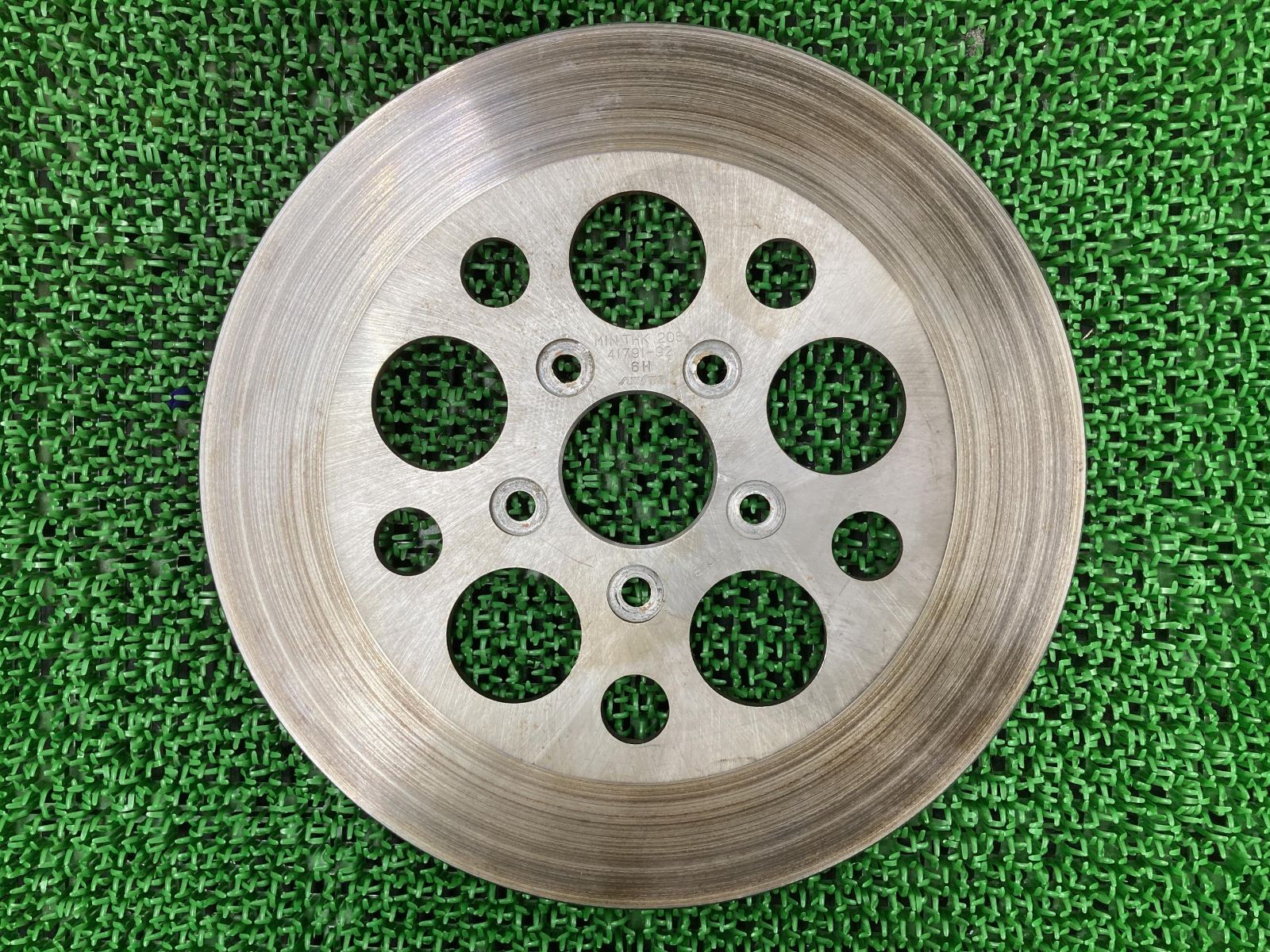 ハーレーFXLRS 純正ディスクブレーキローター前２枚後１枚　走行200km外し ハーレーFXLRS 純正ディスクブレーキローター前2枚後1枚 走行200km