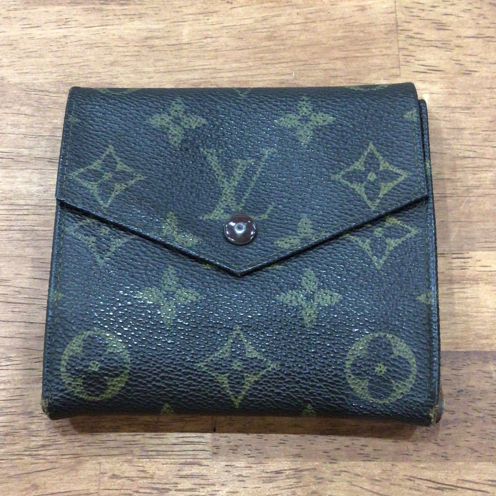 LV ルイヴィトン ポルト モネ ビエカルトクレディ モノグラム Wホック
