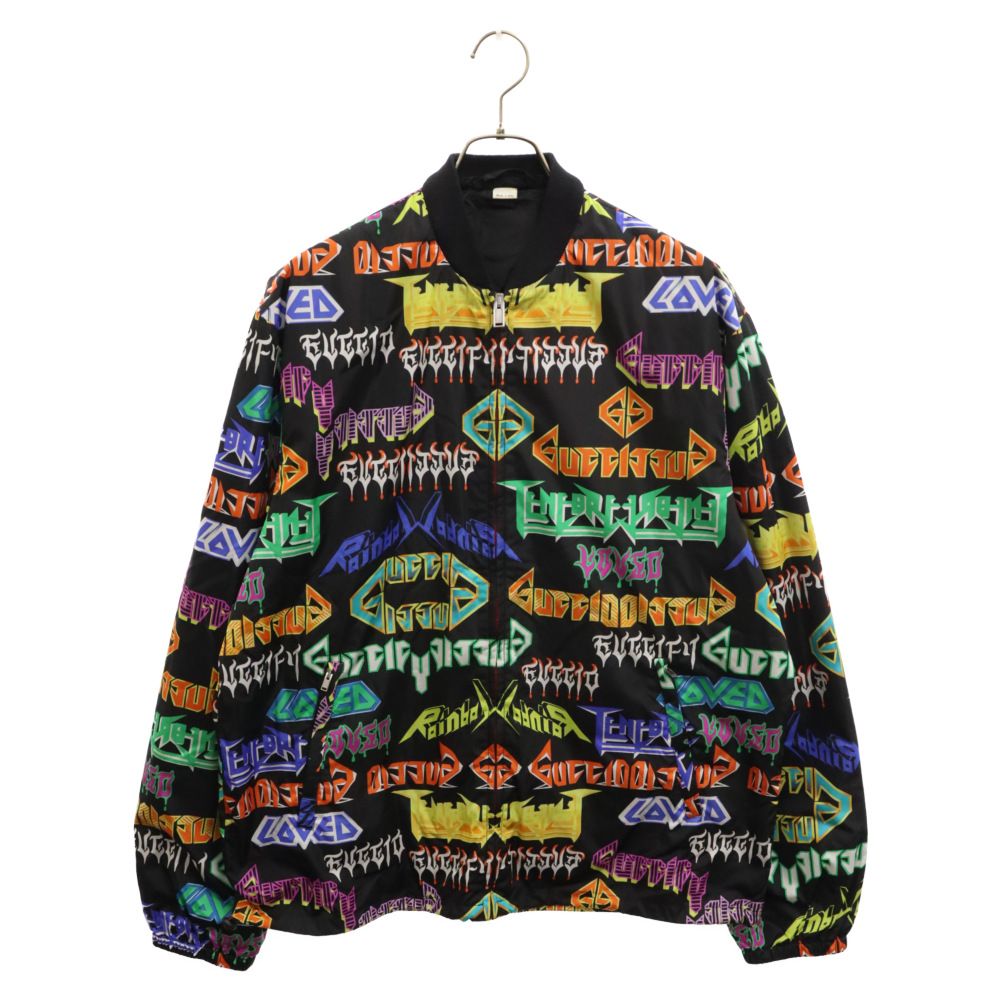 GUCCI (グッチ) Metal Logo Nylon Jacket 546344 ZAAH3 総柄
