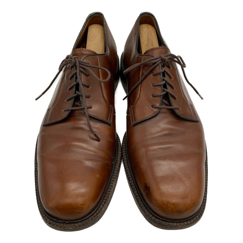 未使用】YANKO ドレスシューズホールカットプレーントゥーブラウン系