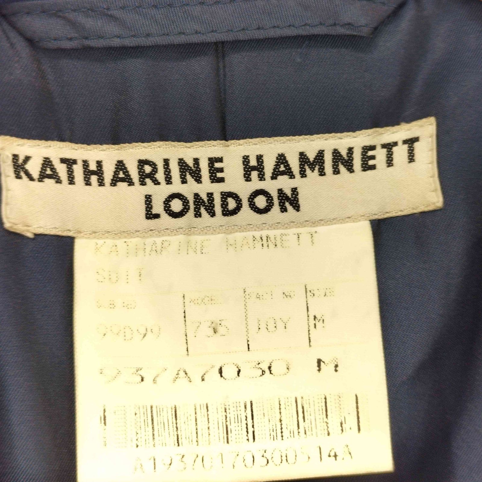 新品✨KATHARINE HAMNETT LONDON テーラードジャケット M 楽天市場】キャサリンハムネット（種類（コート・ジャケット