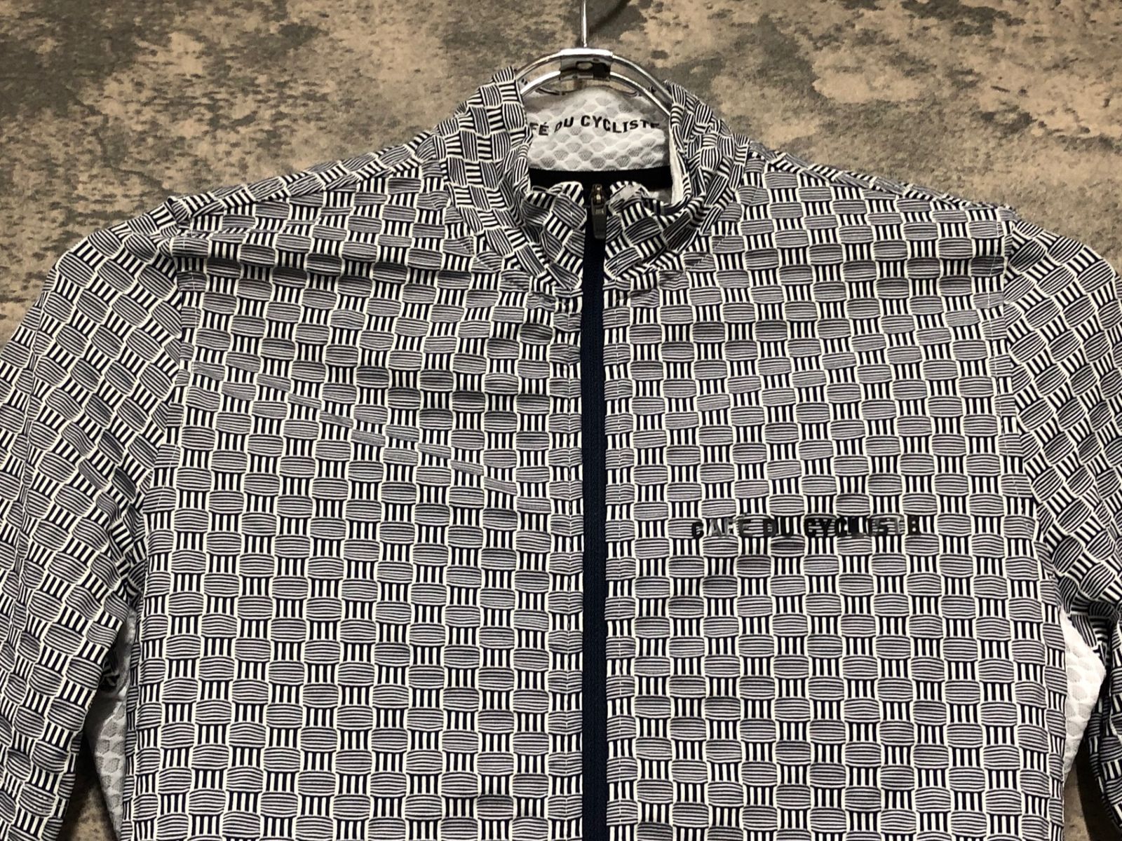 Cafe du Cycliste カフェドシクリステ　FRANCIN Man Men's Cycling Jersey Francine Navy – Café du Cycliste | US