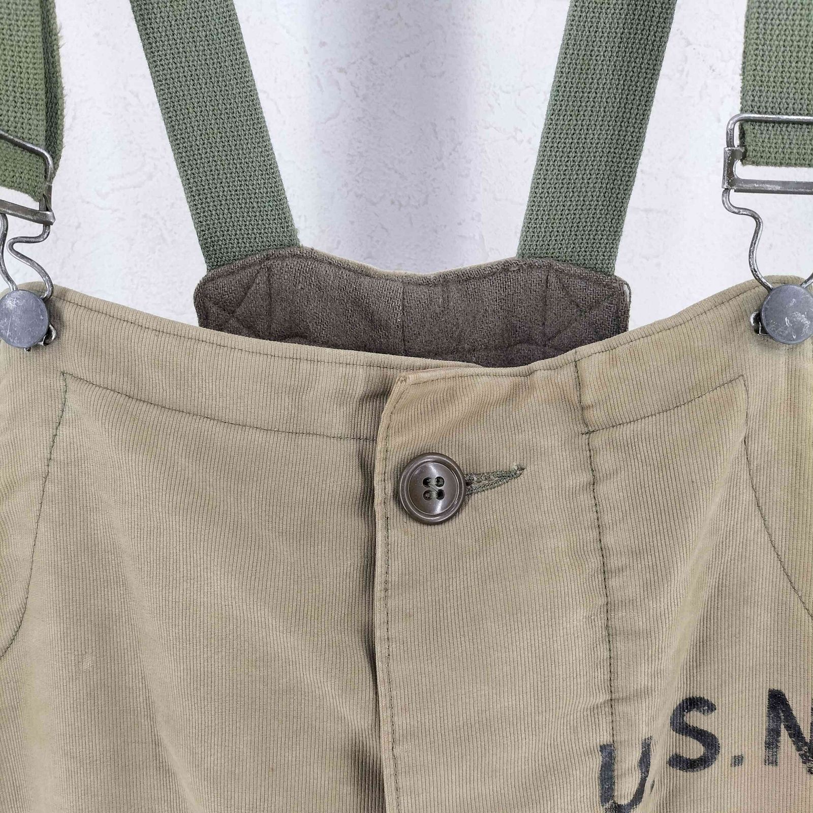 ユーエスネイビー U.S.NAVY 40-50 S N-1 デッキパンツ オーバーオール TALON Contract NXsz 38067 メンズ M