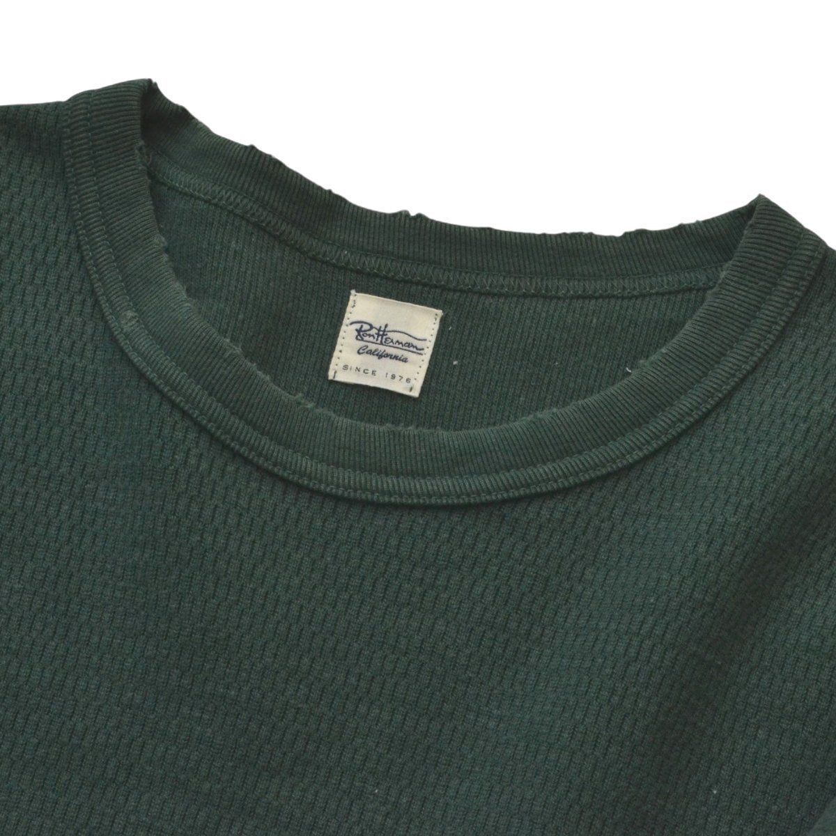 【未使用品】Ron Herma ロンハーマン サーマル ロングTシャツ M Ron Herman ロンハーマン 2910900070 バック オープン 七分袖