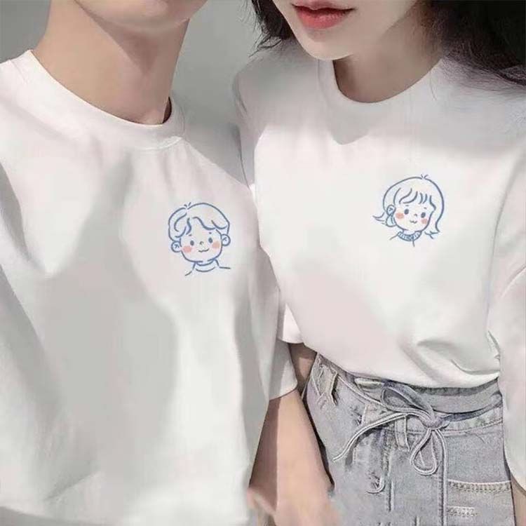 送料無料】カップル ペアtシャツ 半袖 ペアルック お揃い 服 春