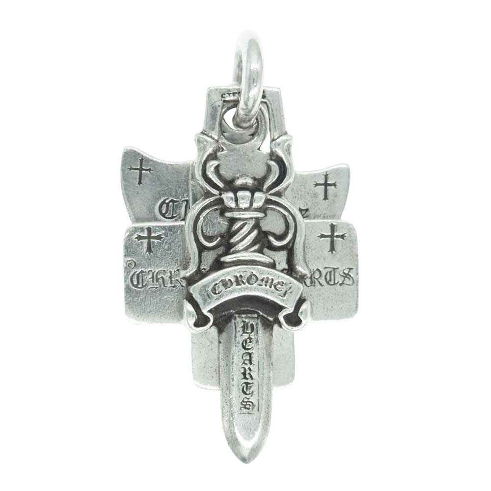 CHROME HEARTS クロムハーツ 原本無 3TRINKETS OLD スリートリンケッツ ペンダントトップ シルバー系