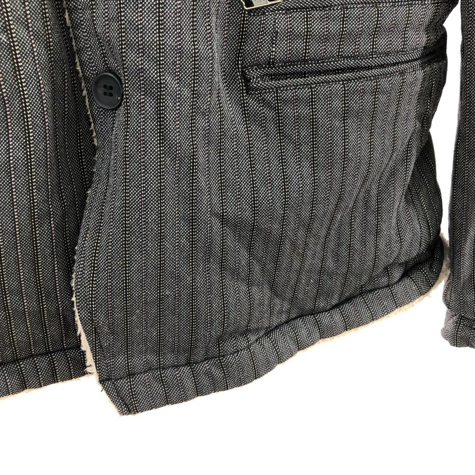 COMME des GARCONS HOMME　ジャケット　グレー　ストライプ　M