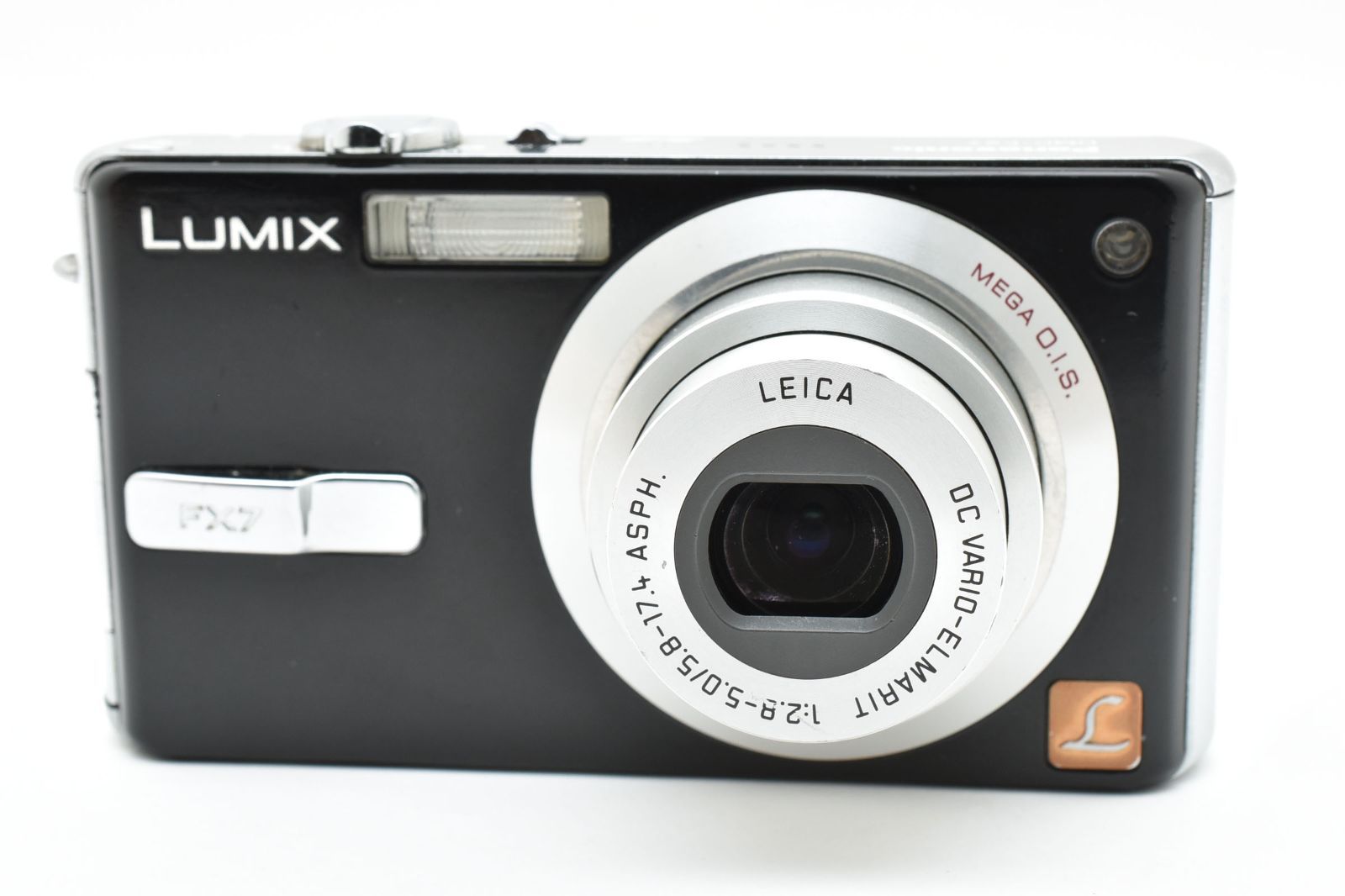 Panasonic DMC-FX7-K コンパクトデジタルカメラ ジャンク ジャンク・動作品】Panasonic LUMIX DMC-FX7 ブラック デジタル