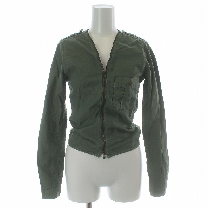 【美品】Tomororwland ミリタリーブルゾン エディション Edition トゥモローランド ライトモールZIPミリタリー