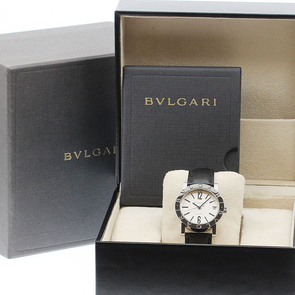 ブルガリ BVLGARI BB33SL ブルガリブルガリ デイト 自動巻き メンズ箱 保証書付き_910435