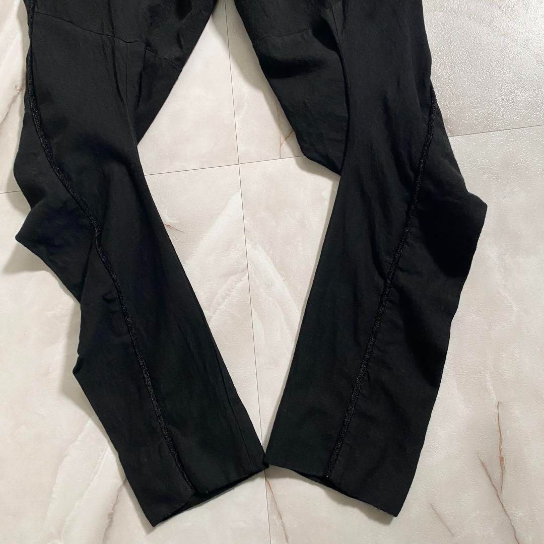 コムデギャルソン ウール縮絨カーブパンツ