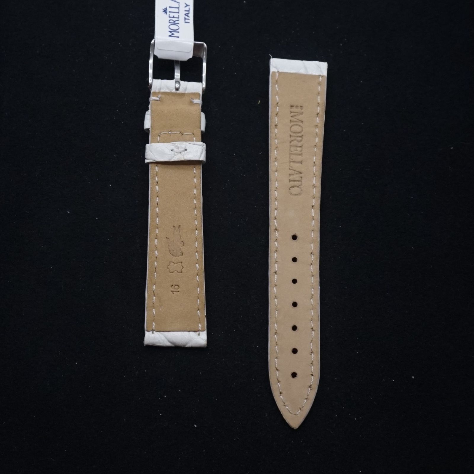 デッドストック品 モレラート MORELLATO AMADEUS カイマン レザー 