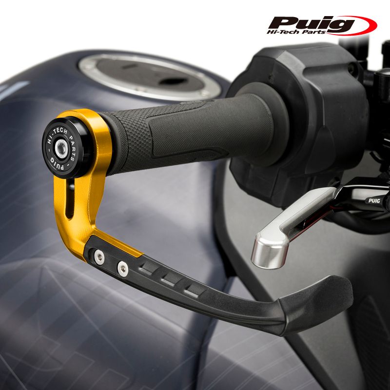 Puig 21993O BRAKE LEVER PROTECTOR RAW GOLD 汎用 プーチ ブレーキレバープロテクター