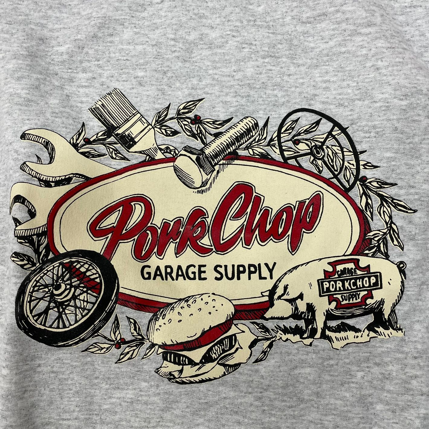 定価12100円 未使用品 PORKCHOP GARAGE SUPPLY 22AW OVAL＆STUFF SWEAT