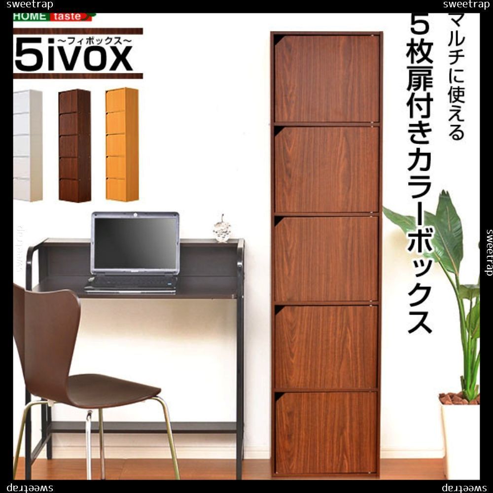 A4サイズ収納OK 扉付き ボックス -5ivox-フィボックス