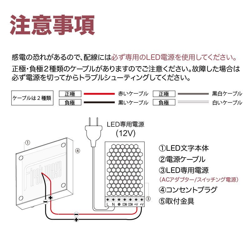 LEDアクリルボックス 電飾看板 小型 室外 バックライトサイン - ORIGE