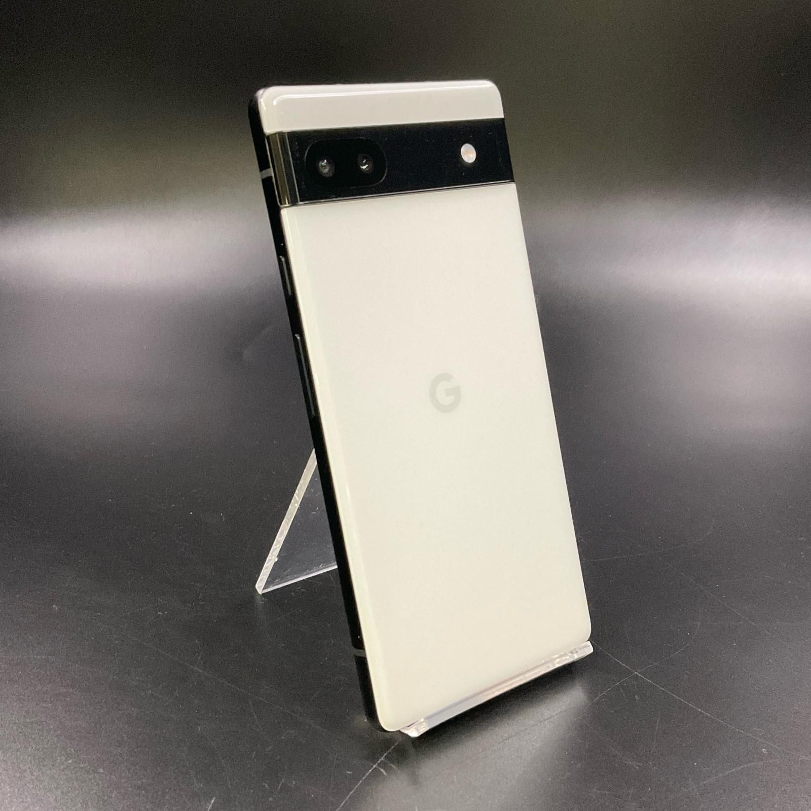 Google Pixel 6a 128GB Chalk docomo SIMフリー GB17L 白ロム 動作確認済【全額返金保証】【最速発送】
