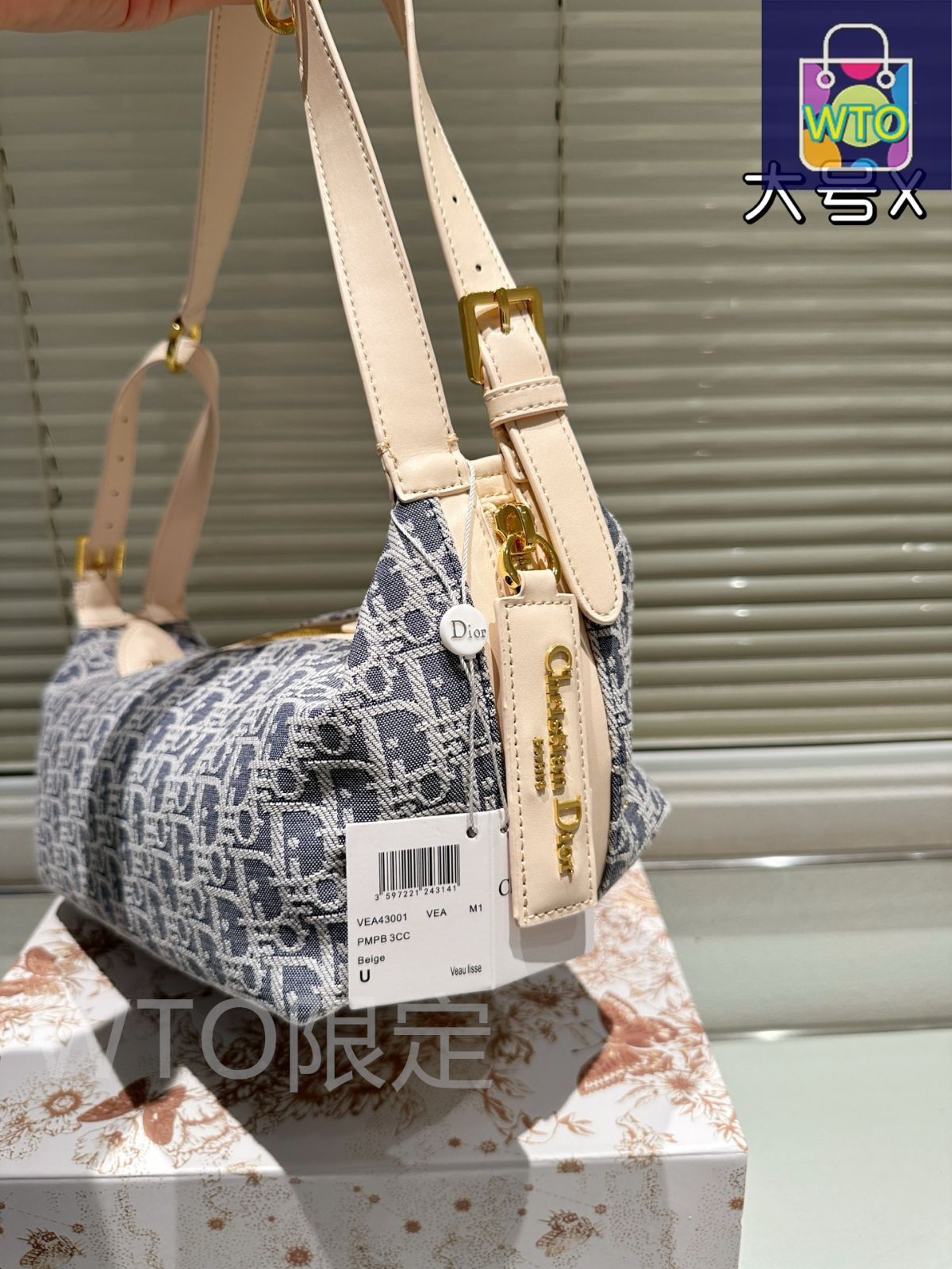 先着1名様★ディオール Dior ショルダー 新作ノベルティポーチ チェーン付き DIOR ディオール ミニショルダー 新作ノベルティポーチ 正規品