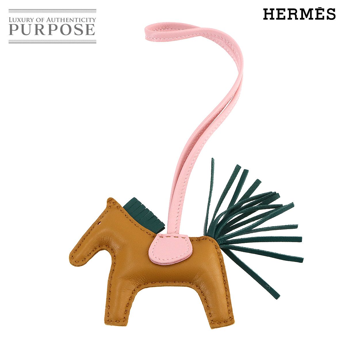 エルメス HERMES ロデオ PM バッグ チャーム アニューミロ セサミ ローズサクラ マラカイト Z刻印 Rodeo PM 90280889