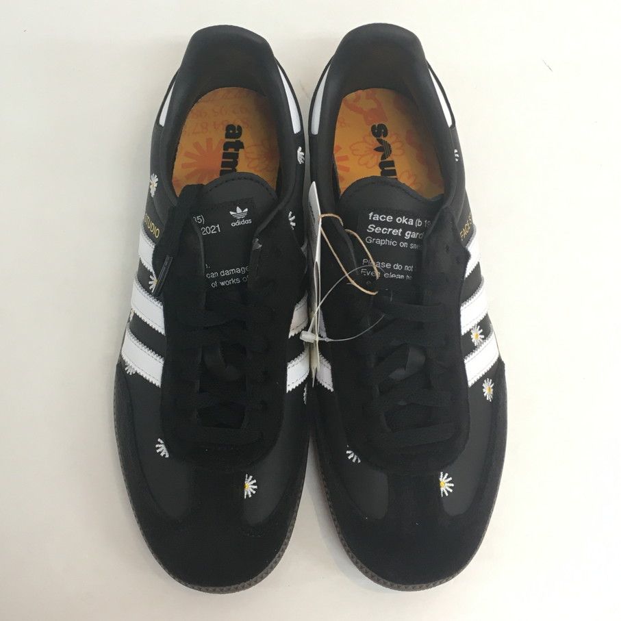atmos × FACE × adidas SAMBA CORE BLACK アトモス × アディダス  