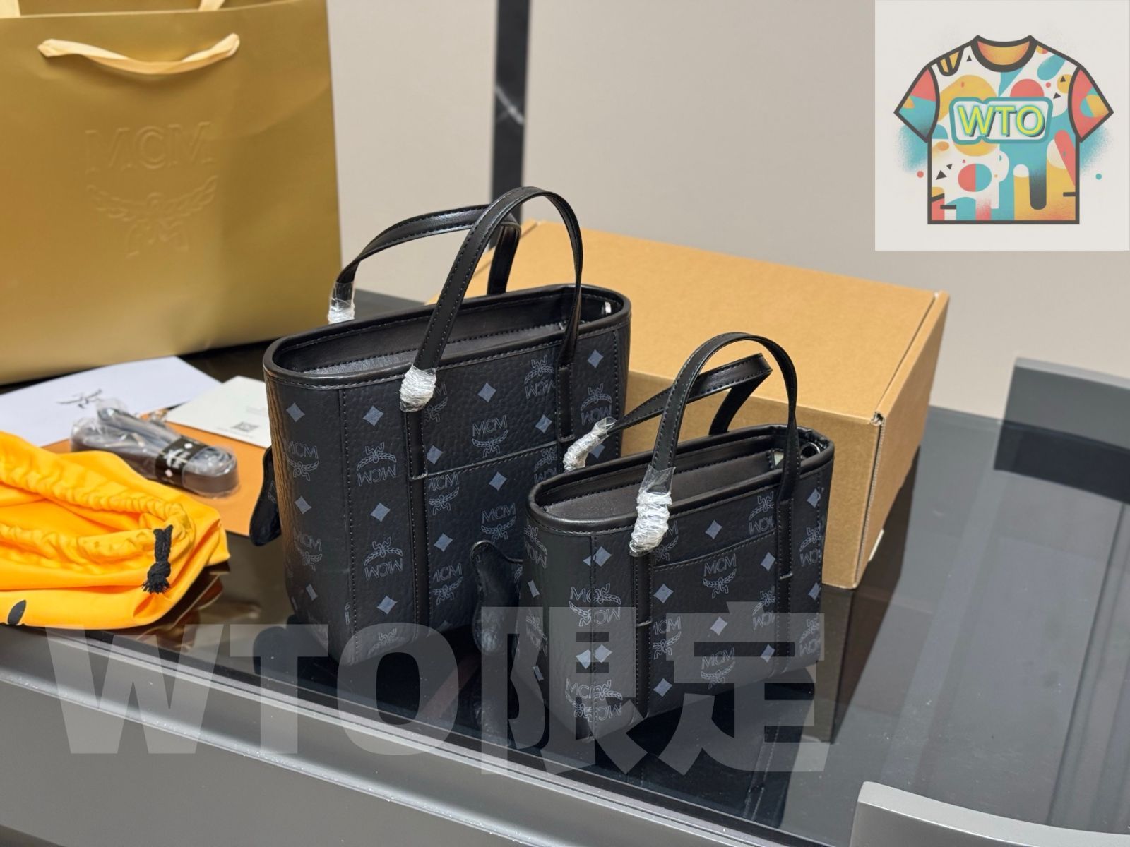 今日 MCM New Market Tote Bag メシューエム ニュー マーケットトートバッグ-WTO輸入1 DECORATOM_COM_BR