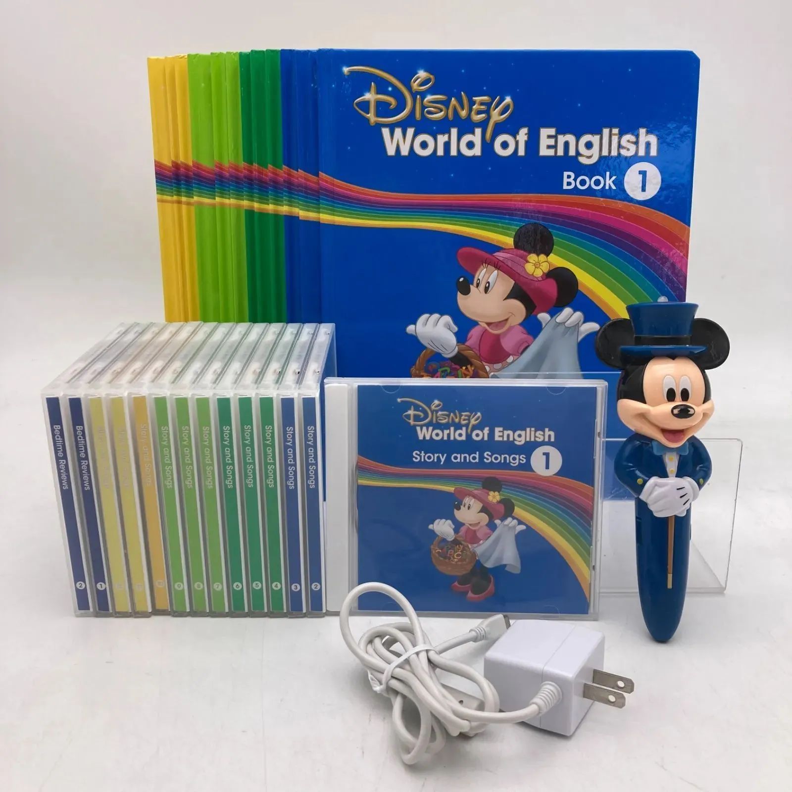 2020年 メインプログラム 絵本＆CD＆ライトライトペン ディズニー英語システム DWE Disney ワールドファミリー 307601